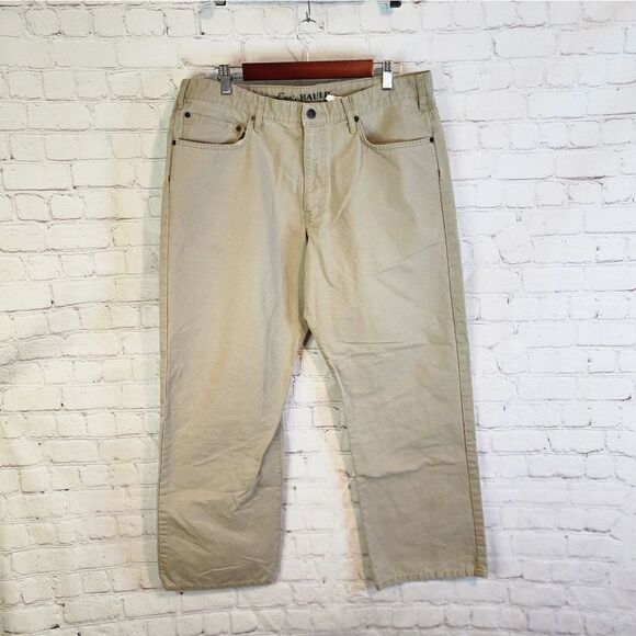 Men's Eddie Bauer "Original Fit" khaki pants, size 36 X 30 - Picture 1 of 5